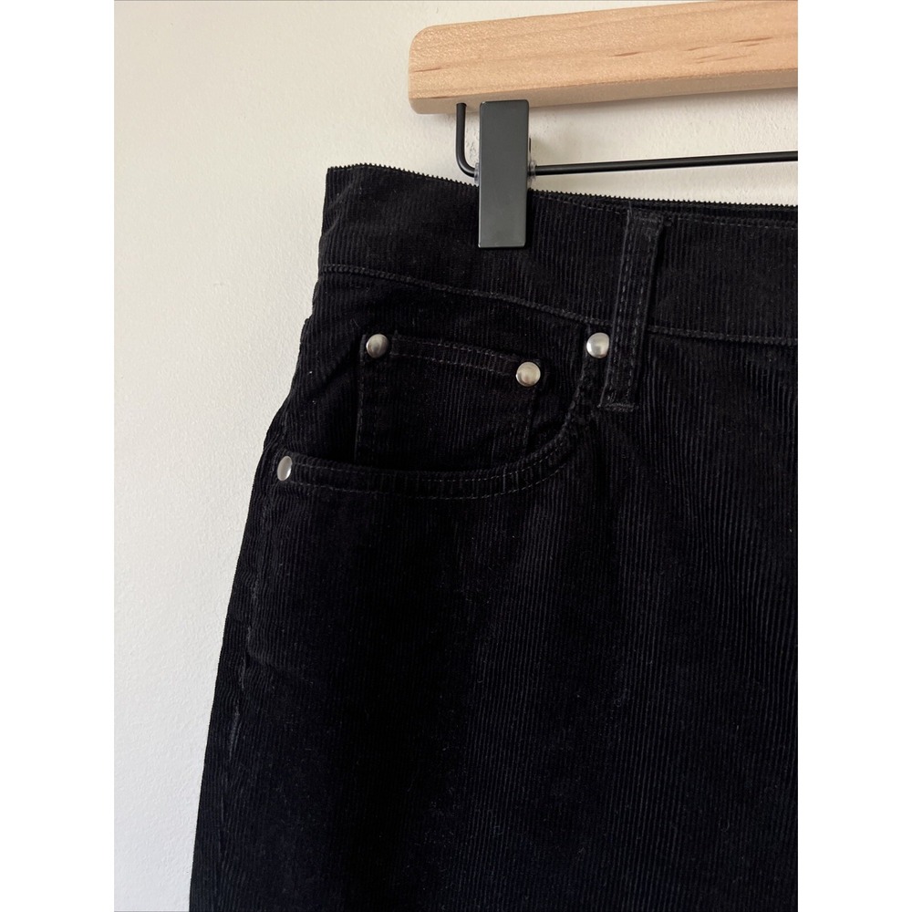 BODEN Womens 5 Pocket Cord Slim Jeans in Black Size 12 - Picture 3 of 6